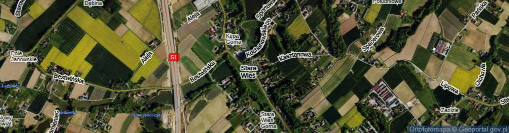 Zdjęcie satelitarne Wojtyłki S., ks. ul.